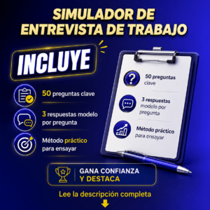 SIMULADOR DE ENTREVISTA (con respuestas)
