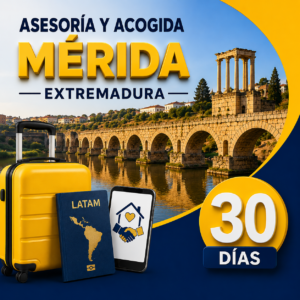 Asesoría y acogida en Mérida 30 días