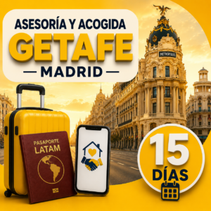 Asesoría y acogida en Getafe 15 días