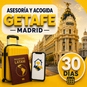 Asesoría y acogida en Getafe 30 días